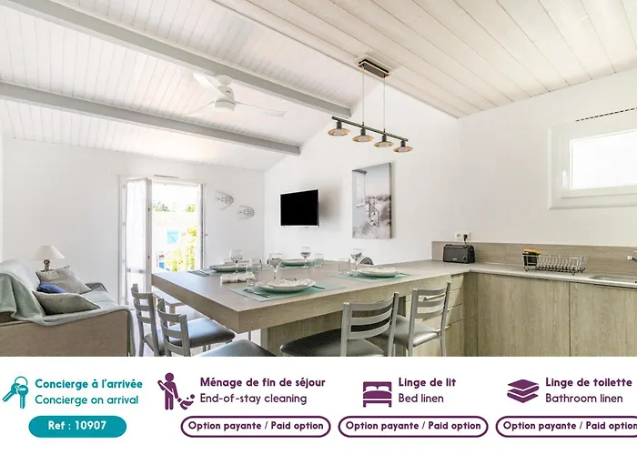 Pour 4 - 450m Des Sables D'or Apartment La Guérinière